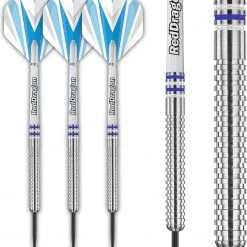 RED DRAGON Raider: Fléchettes Tungsten Professional Blauw 23 Grammes -Red Dragon Soldes Boutique 1004x1200