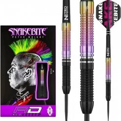 RED DRAGON Peter Wright Snakebite World Champion 2020 Edition Steeltip Tungsten Dart Arrows Professional 25 Grammes -Red Dragon Soldes Boutique 1137x1200 1
