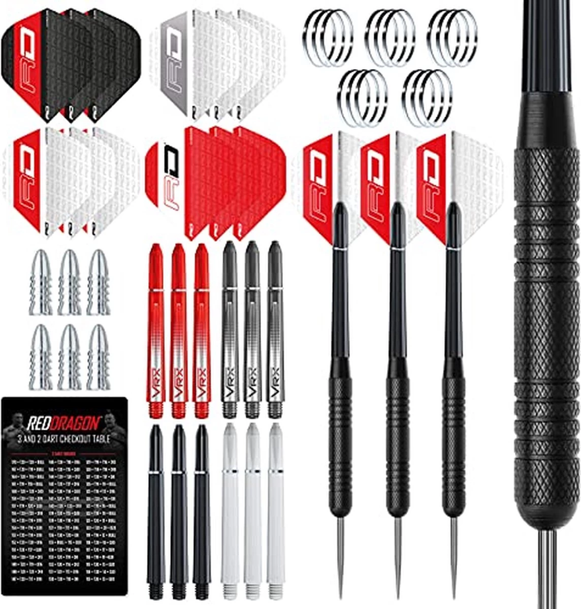 RED DRAGON Ultimate Fléchettes Brass Dart Set Professional 20 Grammes 2 RED DRAGON Ultimate Fléchettes Brass Dart Set Professional 20 Grammes – Image 2