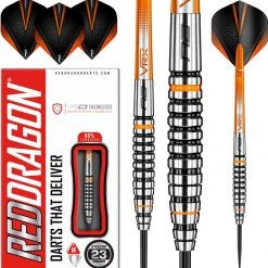 RED DRAGON Amberjack 14: Flèches De Fléchettes En Tungstène Steeltip Professional 23 Grammes