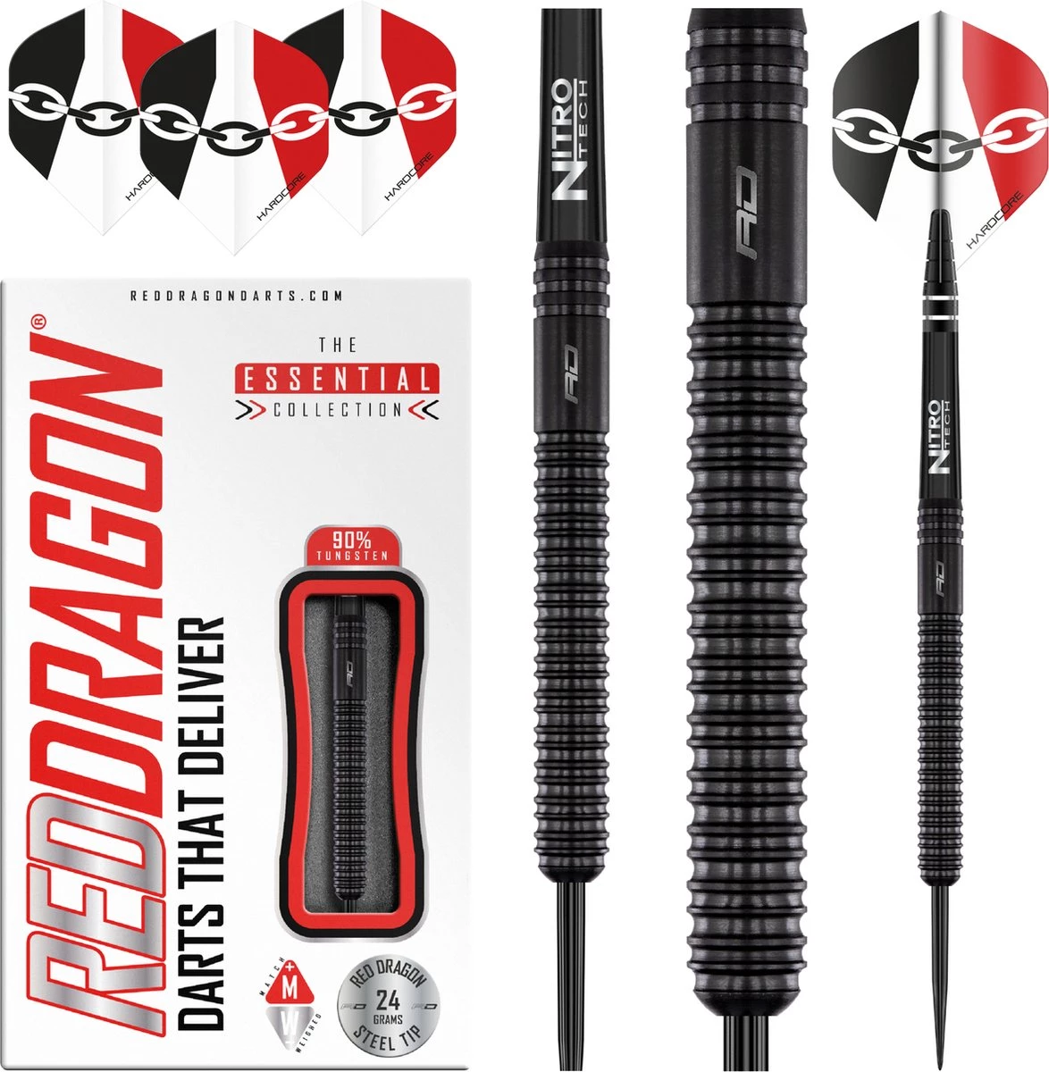 Red Dragon Jamie Hughes SE 90% Fléchettes 24 Grammes 5 Red Dragon Jamie Hughes SE 90% Fléchettes 24 Grammes – Image 5