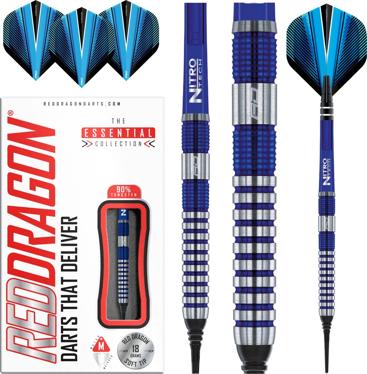 Red Dragon Polaris 90% Pointe Souple Fléchettes 20 Grammes 3 Red Dragon Polaris 90% Pointe Souple Fléchettes 20 Grammes – Image 3