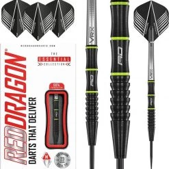 RED DRAGON Freestyle: Steeltip Tungsten Fléchettes Professional 23 Grammes