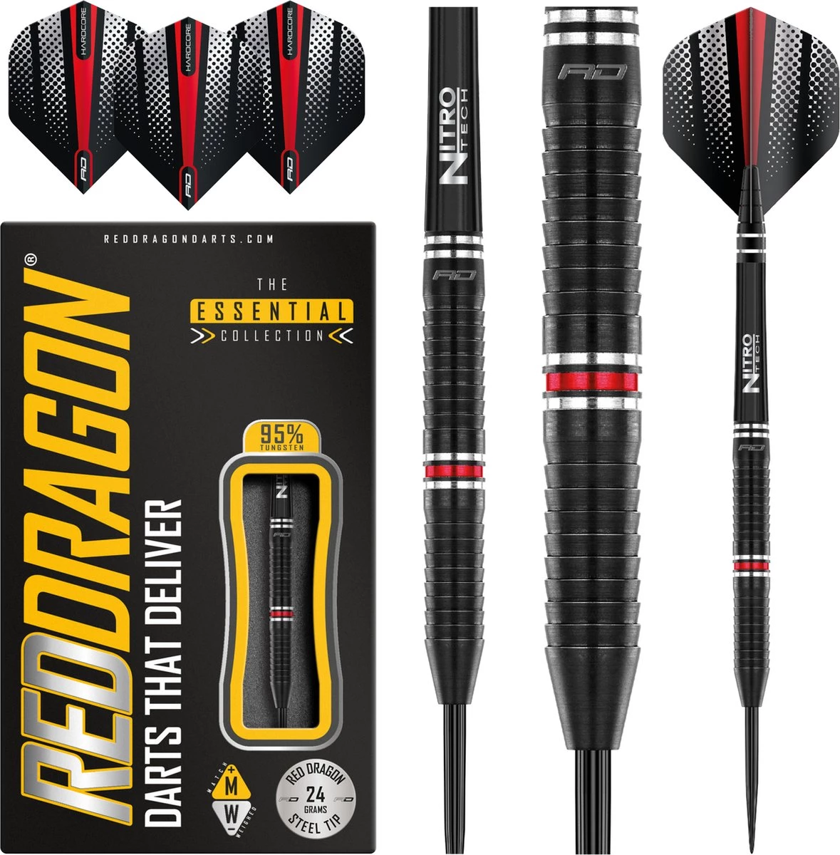 Red Dragon Razor Edge ZX95 Fléchettes 24 Grammes 3 Red Dragon Razor Edge ZX95 Fléchettes 24 Grammes – Image 3