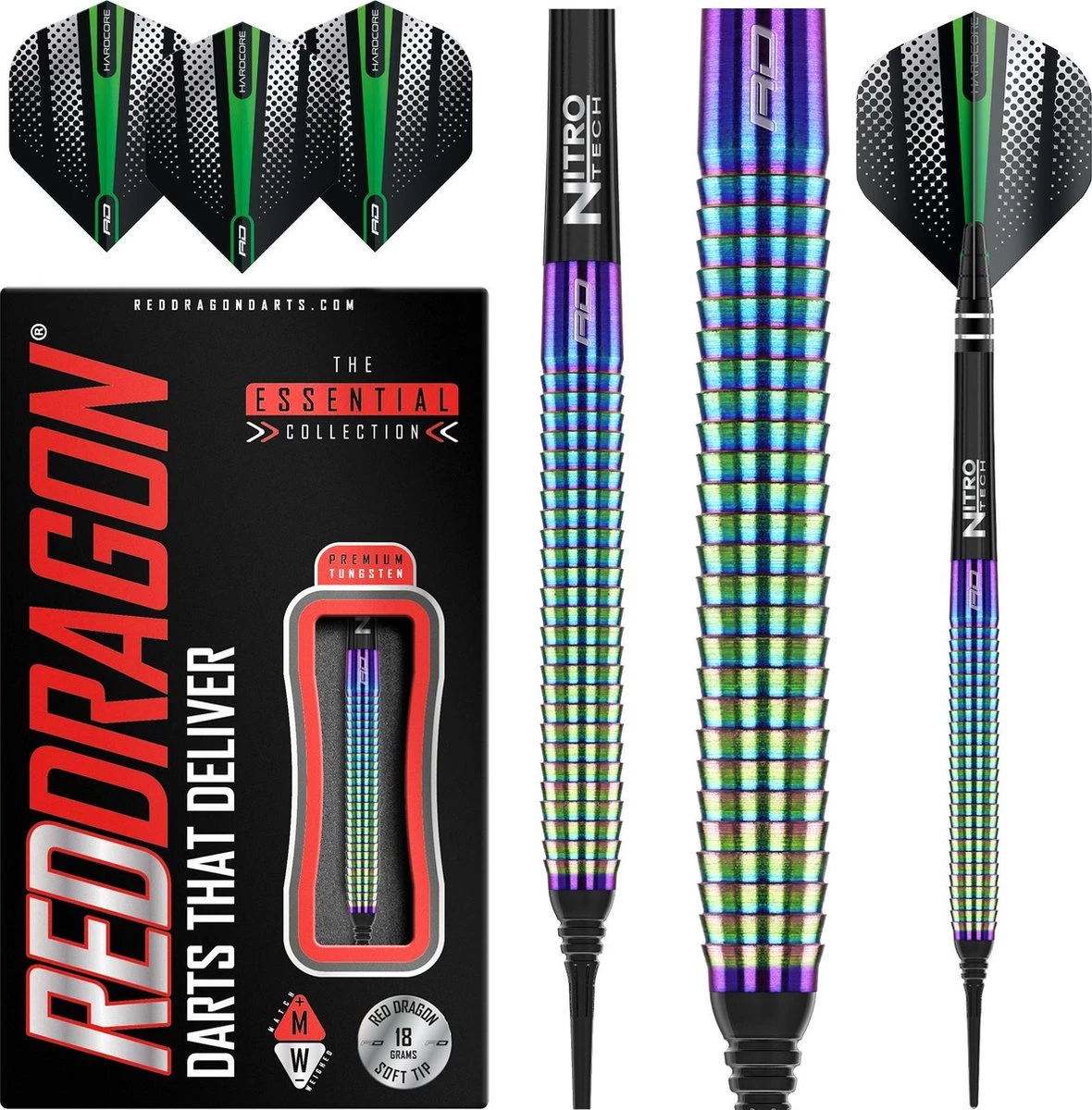 Red Dragon Razor Edge Spectron 85% Pointe Souple Fléchettes 20 Grammes 1 Red Dragon Razor Edge Spectron 85% Pointe Souple Fléchettes 20 Grammes