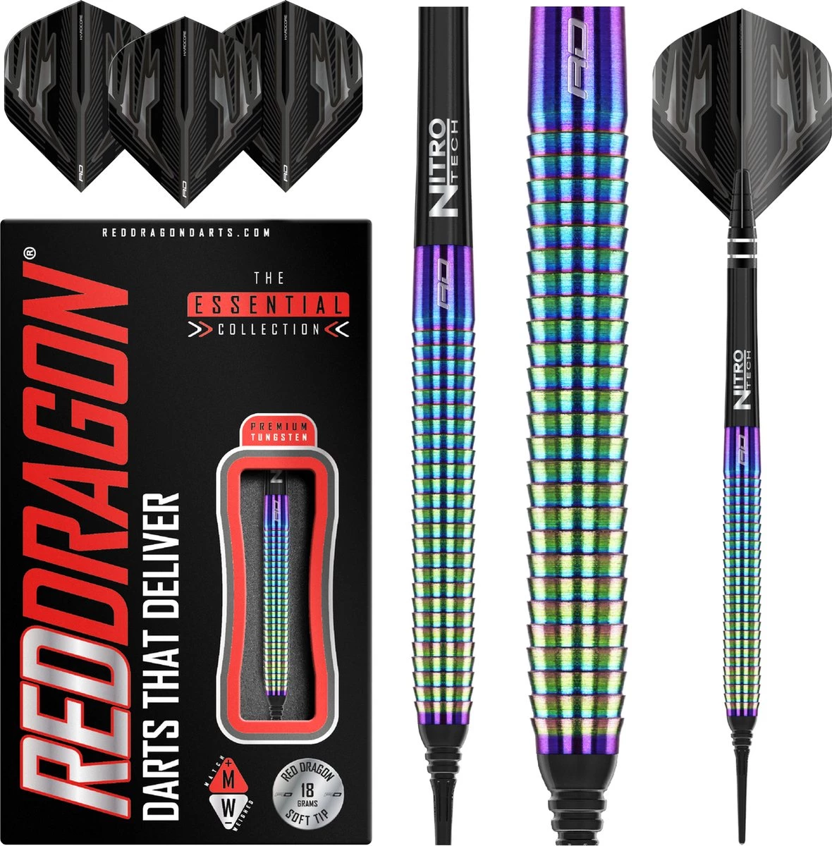 Red Dragon Razor Edge Spectron 85% Pointe Souple Fléchettes 20 Grammes 6 Red Dragon Razor Edge Spectron 85% Pointe Souple Fléchettes 20 Grammes – Image 6