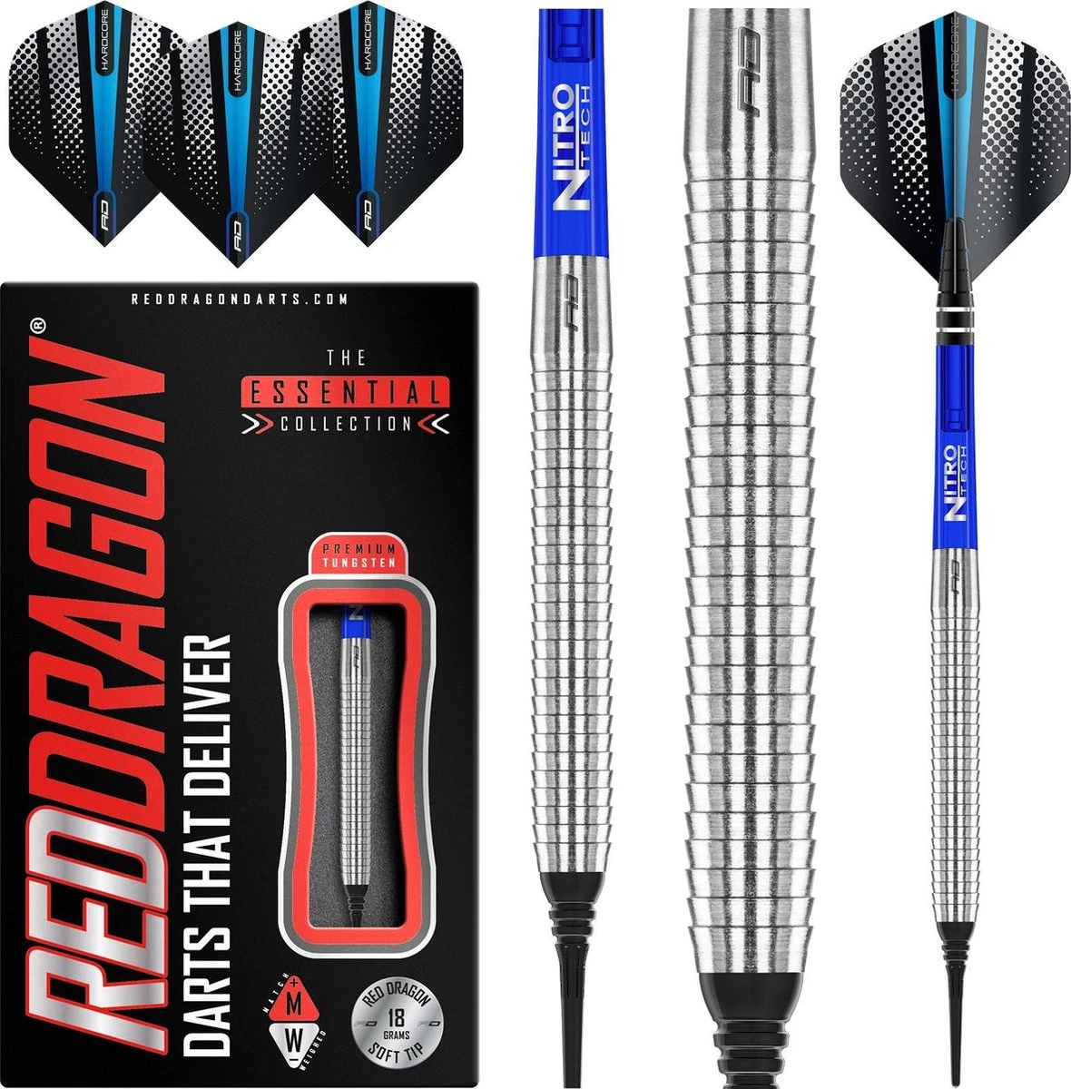 Red Dragon Razor Edge 85% Pointe Souple Fléchettes 20 Grammes 1 Red Dragon Razor Edge 85% Pointe Souple Fléchettes 20 Grammes