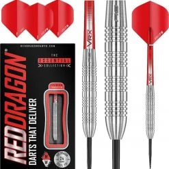RED DRAGON Hell Fire B: Steeltip Tungstène Professional Fléchettes 24 Grammes