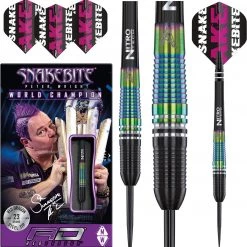 Red Dragon Peter Wright Snakebite World Champion Torpedo SE Fléchettes 23 Grammes