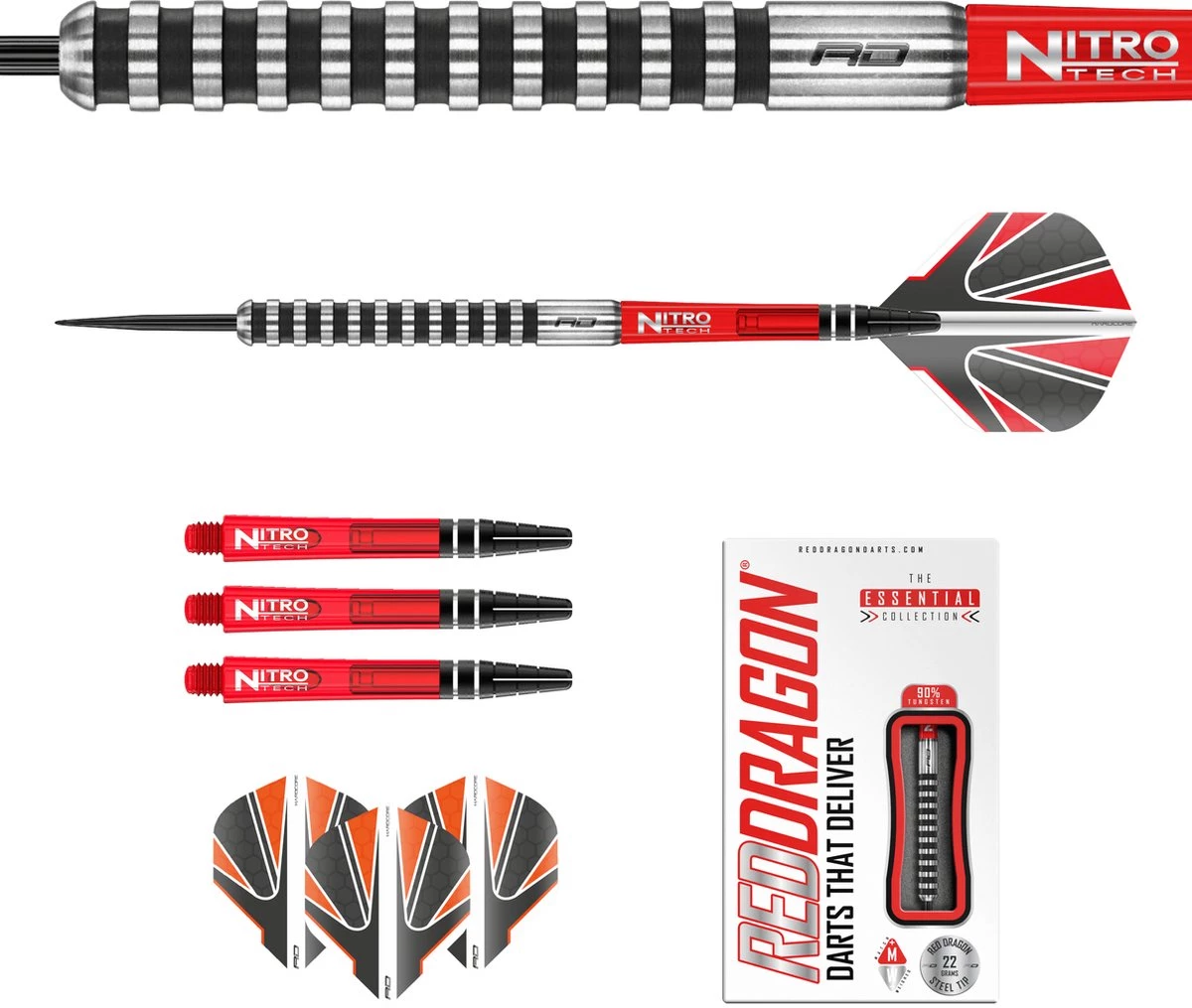 RED DRAGON Javelin Black: Steeltip Tungsten Fléchettes Professional 24 Grammes 7 RED DRAGON Javelin Black: Steeltip Tungsten Fléchettes Professional 24 Grammes â Image 7
