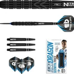 RED DRAGON Gerwyn Price Back To Black: Flèches De Fléchettes En Tungstène Steeltip Professional 24 Grammes -Red Dragon Soldes Boutique 1200x1016 3