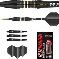 RED DRAGON Clarion Black: Flèches De Fléchettes En Tungstène Steeltip Professional 22 Grammes -Red Dragon Soldes Boutique 1200x1022 1