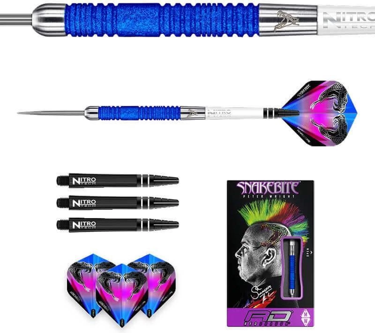 Red Dragon Dragon Rouge 90% Tungstène Peter Wright Euro 11 Element Blue Edition 3 Red Dragon Dragon Rouge 90% Tungstène Peter Wright Euro 11 Element Blue Edition – Image 3