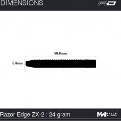 RED DRAGON Razor ZX2: Steeltip Tungsten Fléchettes Professional 24 Grammes -Red Dragon Soldes Boutique 1200x1150 3