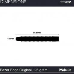 RED DRAGON Razor Edge Original: Steeltip Tungsten Fléchettes Professional 26 Grammes -Red Dragon Soldes Boutique 1200x1150 5