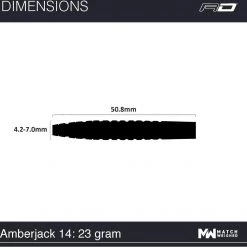 RED DRAGON Amberjack 14: Flèches De Fléchettes En Tungstène Steeltip Professional 23 Grammes -Red Dragon Soldes Boutique 1200x1153