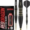 RED DRAGON Clarion Black: Flèches De Fléchettes En Tungstène Steeltip Professional 24 Grammes