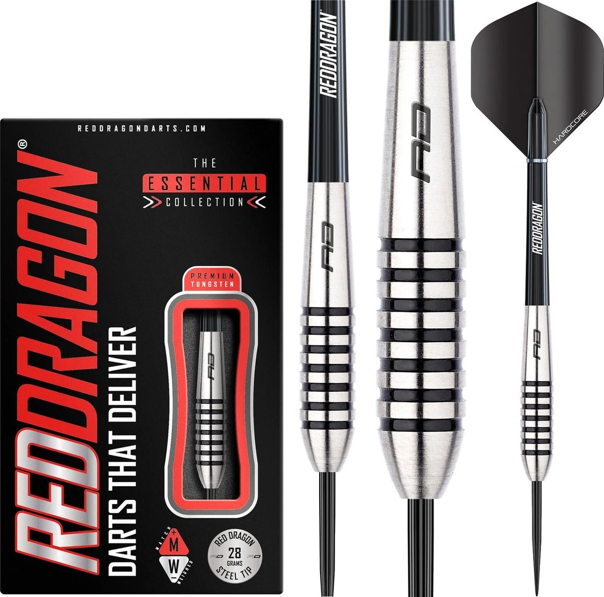 RED DRAGON Matra Flightmaster: Steeltip Tungsten Fléchettes Professional 28 Grammes 1 RED DRAGON Matra Flightmaster: Steeltip Tungsten Fléchettes Professional 28 Grammes