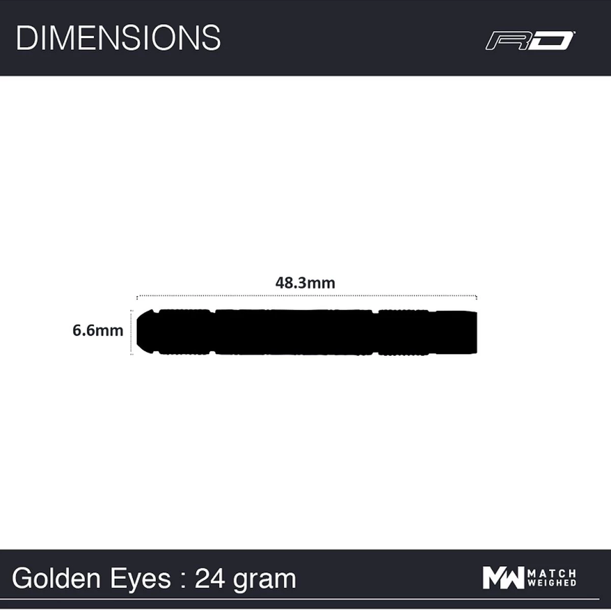 RED DRAGON Golden Eye: Steeltip Tungsten Fléchettes Professional 26 Grammes 4 RED DRAGON Golden Eye: Steeltip Tungsten Fléchettes Professional 26 Grammes – Image 4