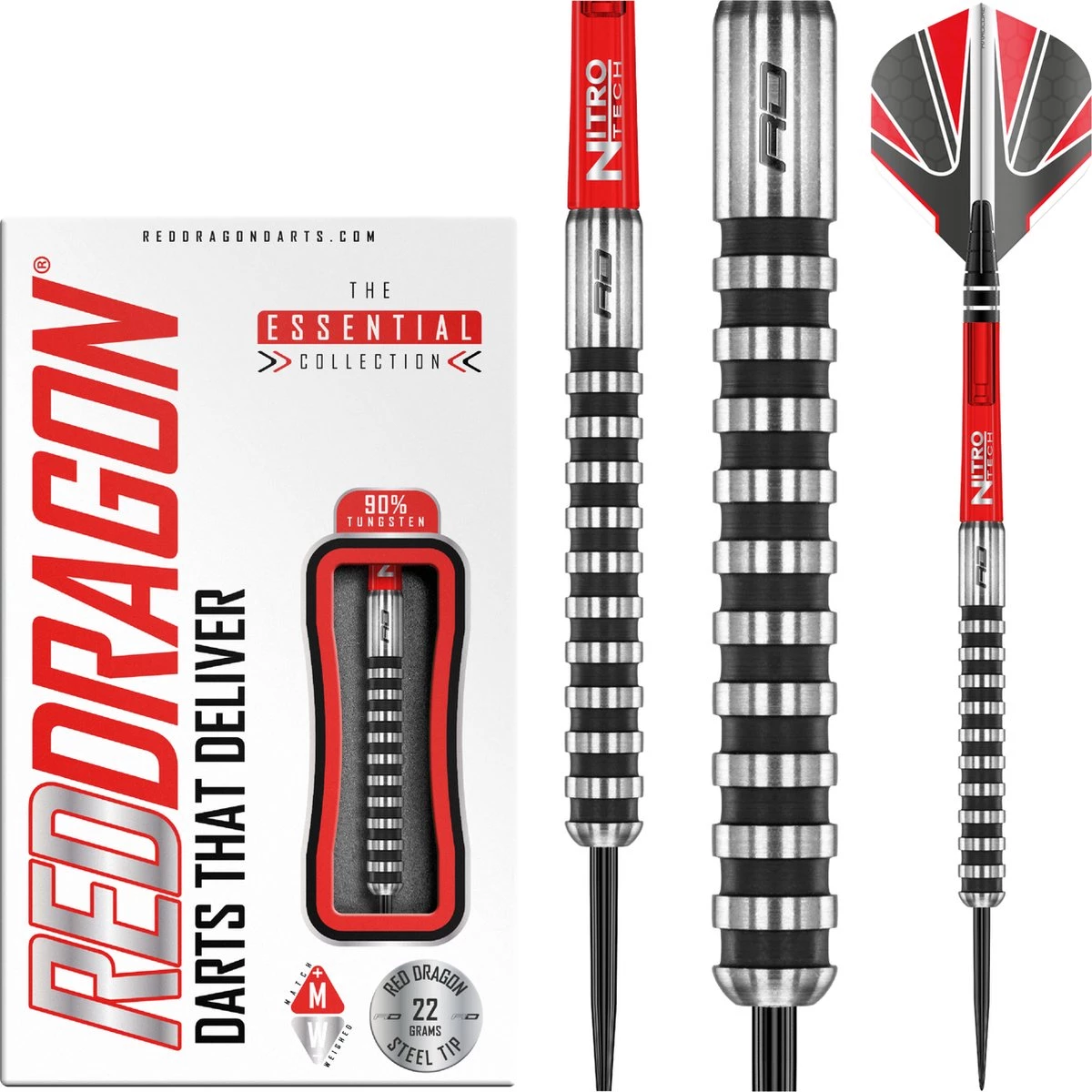 RED DRAGON Javelin Black: Steeltip Tungsten Fléchettes Professional 24 Grammes 6 RED DRAGON Javelin Black: Steeltip Tungsten Fléchettes Professional 24 Grammes â Image 6