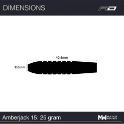 RED DRAGON Amberjack 15: Fléchettes Steeltip Tungsten Professional 25 Grammes -Red Dragon Soldes Boutique 1200x1200 219