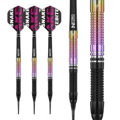 RED DRAGON Peter Wright Snakebite World Champion 2020 Edition: Softip Tungsten Steel Fléchettes Professional Conteneur De 20 Grammes Poids Total De 22 Grammes -Red Dragon Soldes Boutique 1200x1200 263