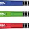 RED DRAGON NitroTech Squad Pack 2 Vert Blauw Et Rouge Medium Dart Shaft 3 Jeux Par Paquet (9 Fléchettes Au Total)