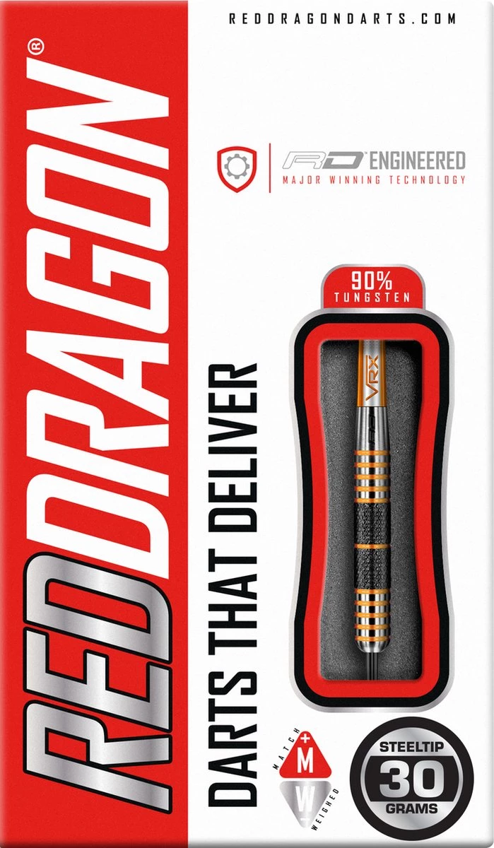 RED DRAGON Amberjack 11: Steeltip Tungsten Fléchettes Professional 30 Grammes 5 RED DRAGON Amberjack 11: Steeltip Tungsten Fléchettes Professional 30 Grammes – Image 5