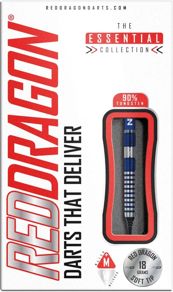 Red Dragon Polaris 90% Pointe Souple Fléchettes 20 Grammes 1 Red Dragon Polaris 90% Pointe Souple Fléchettes 20 Grammes