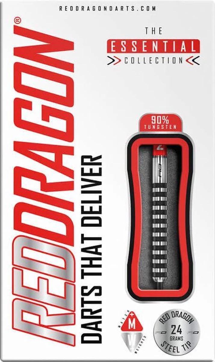 RED DRAGON Javelin Black: Steeltip Tungsten Fléchettes Professional 24 Grammes 8 RED DRAGON Javelin Black: Steeltip Tungsten Fléchettes Professional 24 Grammes â Image 8