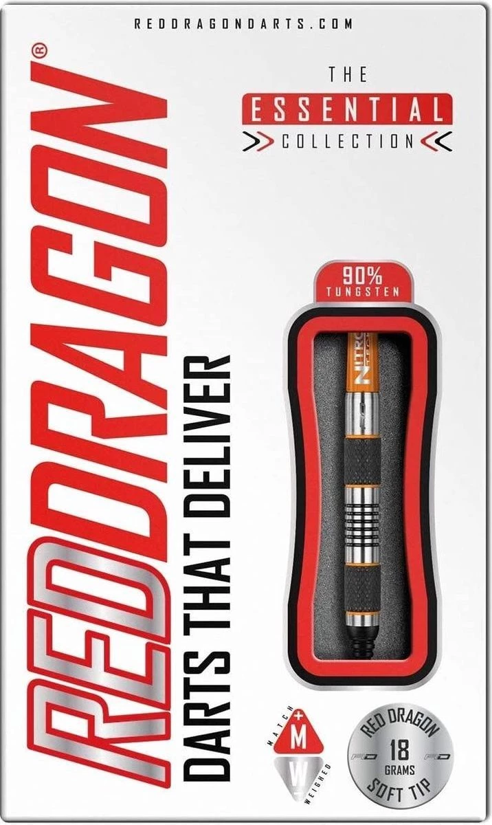 RED DRAGON Amber Jack 1: Softip Tungsten Steel Fléchettes Professional Récipient De 16 Grammes 18 Grammes De Poids Total 9 RED DRAGON Amber Jack 1: Softip Tungsten Steel Fléchettes Professional Récipient De 16 Grammes 18 Grammes De Poids Total – Image 9