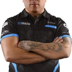 Red Dragon Gerwyn Price Iceman Tour Shirt Chemise Dart L -Red Dragon Soldes Boutique 717x1200 3
