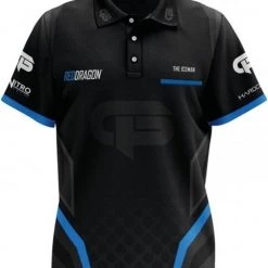 Chemise Red Dragon Gerwyn Price Iceman Tour (Taille: 2XL)