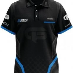 Red Dragon Gerwyn Price Iceman Tour Shirt Chemise Dart XL