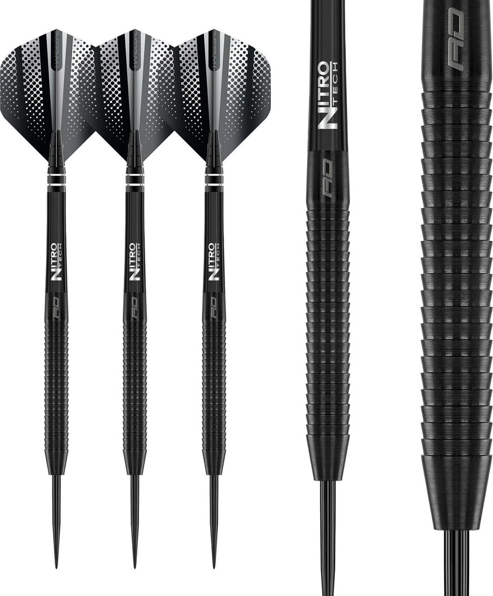 RED DRAGON Razor Edge Zwart: Steeltip Tungstène Professional Fléchettes 24 Grammes 5 RED DRAGON Razor Edge Zwart: Steeltip Tungstène Professional Fléchettes 24 Grammes – Image 5